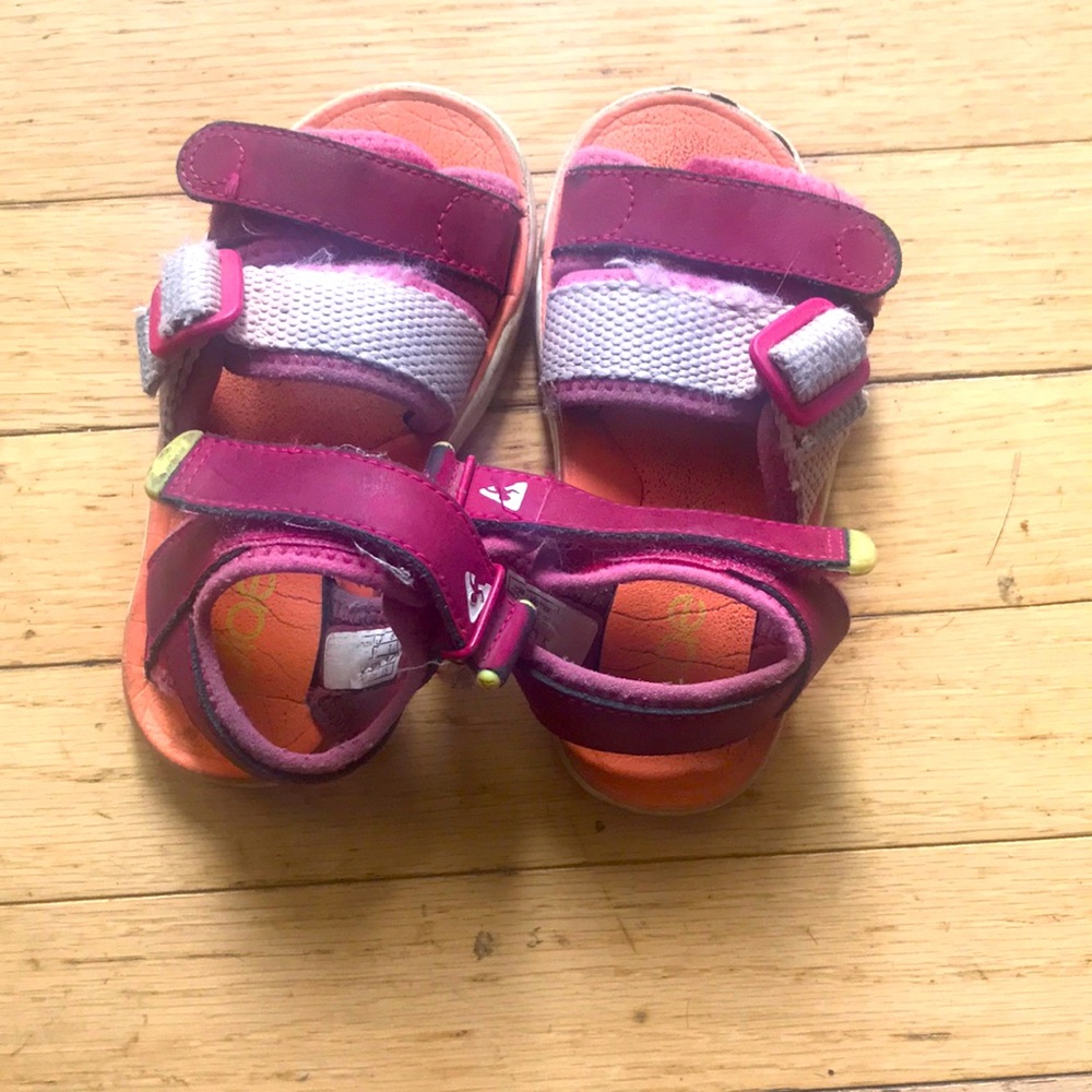 Plae brand Pink and Purple Sandals